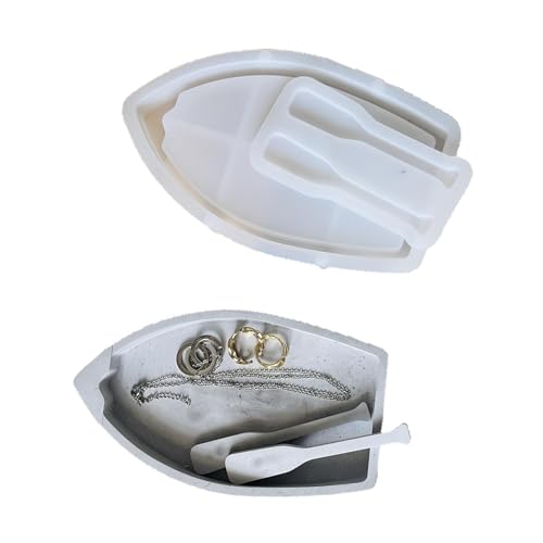 Flexible Silikonform Für Crafting Boat Form Tablett Epoxidharz Schmuckschale Dekorative Aufbewahrungsplatte Epoxidharzformen Für Die Heimdekoration Flexible Silikonform Für Crafting Boat Form Tablett Epoxidharz Schmuckschale Dekorative Aufbewahrungsplatte Epoxidharzformen Für Die Heimdekoration von FGDTREE