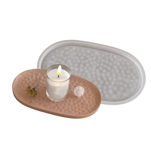 Silikon Crafting Form Oval Form Tabletts Formen Schmuckwerkzeuge Künstlerische Tablettformen Für Haus Und Partys Große Harzschalenform Für Schmuckveranstalter Geeignet von FGDTREE