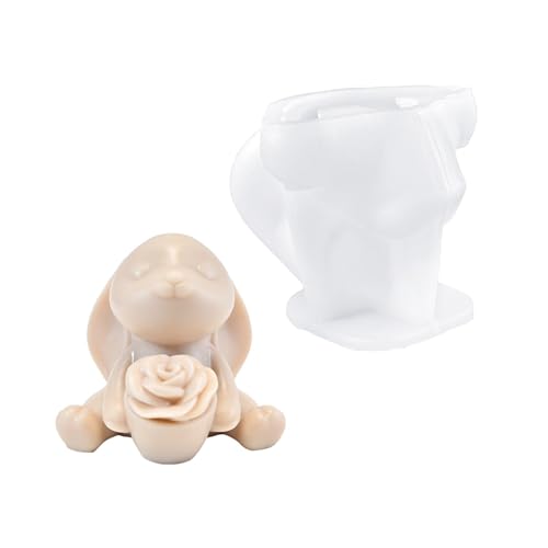 Silikon Crafting Formen Bären/Kaninchen Formformformen Silikonstextur Für Harz Und Gipsprojekte Geeignet von FGDTREE