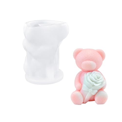 Silikon Crafting Formen Bären/Kaninchen Formformformen Silikonstextur Für Harz Und Gipsprojekte Geeignet von FGDTREE