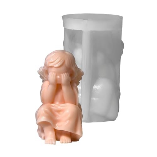 Wiederverwendbares Silikonform Für Die Herstellung Schöner Engel Kerze Aromatherapies Handgefertigtes Desktop Dekoration Miniaturengelkerker Seifenform von FGDTREE