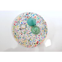 Kleine Runde Terrazzo-Schale Aus Jesmonite Mit Buntem Konfetti Terrazzo | Runde Handmade Schmuckschale in Terrazzo-Design Kleine Runde Terrazzo-Schale Aus Jesmonite Mit Buntem Konfetti Terrazzo | Runde Handmade Schmuckschale in Terrazzo-Design von FGElements