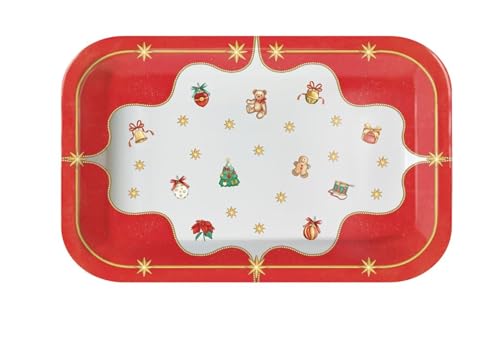 L.NAT.Vintage Tablett, rechteckig, 30 x 19 cm von FGF IMPORT EXPORT