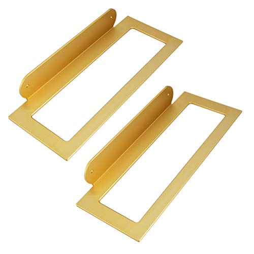 2 x Halter zur Wandmontage, Champagner-Restaurant, platzsparend, Organizer, langlebige Aluminiumlegierung, Luxus-Weinregal, Hausbar (Farbe: schwarz) von FGFTHJBJNBDKFVFNVJNFBNVJG