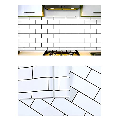Arbeitsplatten-Kontaktpapier, wasserdicht, ölabweisend, Tapeten für Wand, Herd, Schrank, Schuhkarton (Größe: 60 x 500 cm, Farbe: C) von FGFTHJBJNBDKFVFNVJNFBNVJG