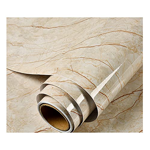 Artistic Marmor-Arbeitsplatten-Kontaktpapier, generalüberholter Tischaufkleber für Küche, Tisch, Couchtisch, Theke (Größe: 80 x 500 cm, Farbe: A) von FGFTHJBJNBDKFVFNVJNFBNVJG