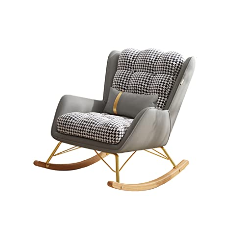 Balkon Einzelschaukelstuhl Sofa Home Rest Sofa faule Rückenlehne Sofa Wohnzimmer Sofa Stuhl schüttelbar Sofa Stuhl (Farbe: 04, Größe: keine Pedale) (1 keine Pedale) von FGFTHJBJNBDKFVFNVJNFBNVJG