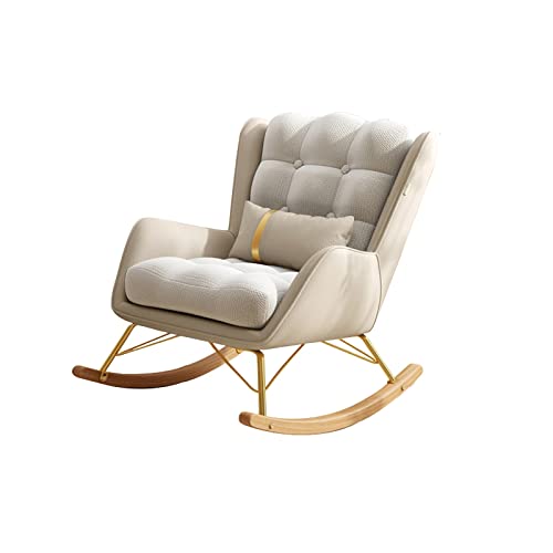 Balkon Einzelschaukelstuhl Sofa Home Rest Sofa faule Rückenlehne Sofa Wohnzimmer Sofa Stuhl schüttelbar Sofa Stuhl (Farbe: 04, Größe: keine Pedale) (2 keine Pedale) von FGFTHJBJNBDKFVFNVJNFBNVJG