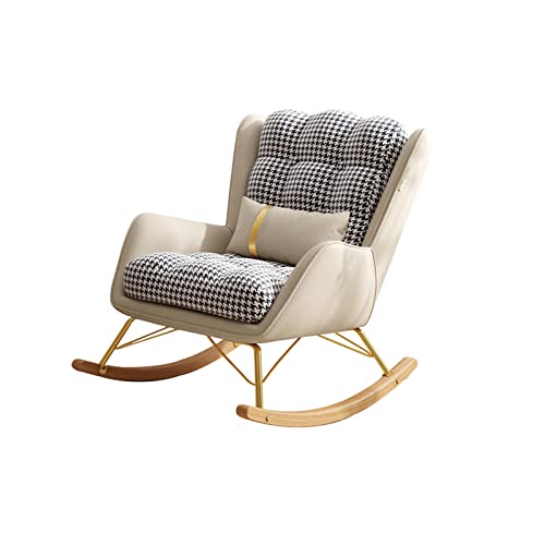 Balkon Einzelschaukelstuhl Sofa Home Rest Sofa faule Rückenlehne Sofa Wohnzimmer Sofa Stuhl schüttelbar Sofa Stuhl (Farbe: 04, Größe: keine Pedale) (3 keine Pedale) von FGFTHJBJNBDKFVFNVJNFBNVJG