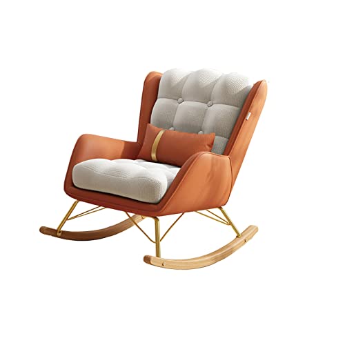 Balkon Einzelschaukelstuhl Sofa Home Rest Sofa faule Rückenlehne Sofa Wohnzimmer Sofa Stuhl schüttelbar Sofa Stuhl (Farbe: 04, Größe: keine Pedale) (5 keine Pedale) von FGFTHJBJNBDKFVFNVJNFBNVJG