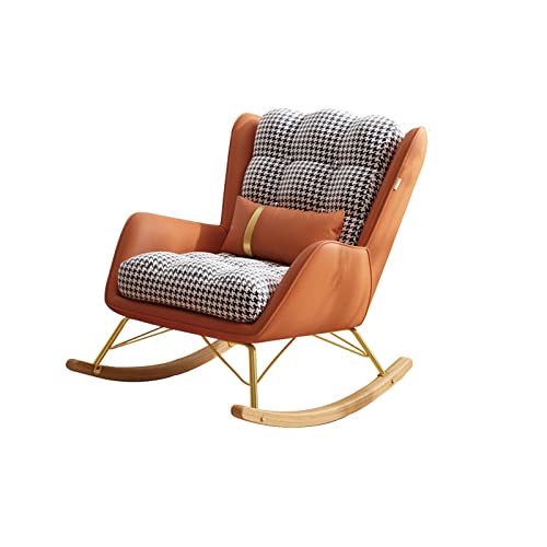 Balkon Einzelschaukelstuhl Sofa Home Rest Sofa faule Rückenlehne Sofa Wohnzimmer Sofa Stuhl schüttelbar Sofa Stuhl (Farbe: 04, Größe: keine Pedale) (6 Pedale) von FGFTHJBJNBDKFVFNVJNFBNVJG