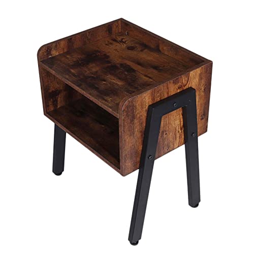 C Frame Couchtisch Metallgestell Set Holz Vintage Beistelltisch Mobile Wohnzimmer Schlafzimmer Möbel (D) von FGFTHJBJNBDKFVFNVJNFBNVJG