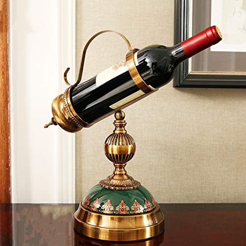 Champagnerregal Weinregal Whiskey Rack Keramik Kupfer Teller Weinregal Dekoration Ornamente Stil 1 von FGFTHJBJNBDKFVFNVJNFBNVJG