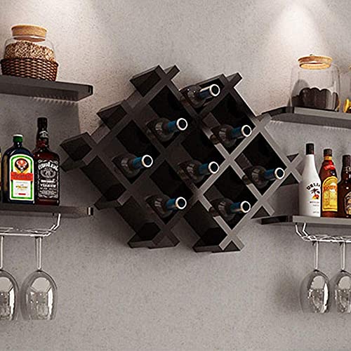 Daily Equipment Stapelbares Weinregal, einfacher und moderner Weinschrank, hängendes Weinregal, Weinglasregal, kopfüber Wand-Weinregal (Farbe: Weiß, Größe: Einheitsgröße) von FGFTHJBJNBDKFVFNVJNFBNVJG