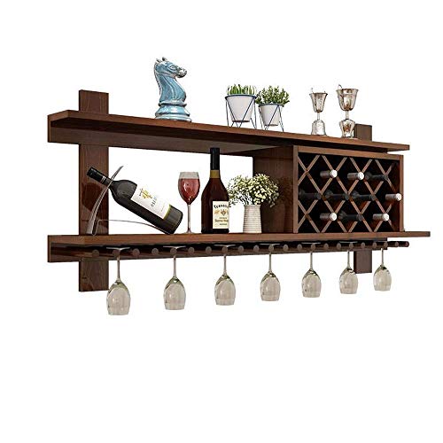 Daily Equipment Stapelbares Weinregal aus Massivholz zum Aufhängen an der Wand Weinregal für Zuhause, einfaches modernes hängendes Weinregal (Farbe: Weiß, Größe: 1,4 m) von FGFTHJBJNBDKFVFNVJNFBNVJG