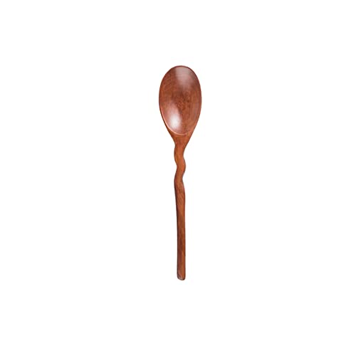 Esslöffel aus Holz mit langem Griff, Haushalts-Suppenlöffel, mehrere Modelle, Farbe, handgefertigter Löffel mit langem Griff (Farbe: 05) (4) von FGFTHJBJNBDKFVFNVJNFBNVJG