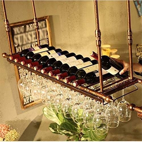 Getränkehalter zum Aufhängen, Höhe und Breite, verstellbar, Weinregal, Hausbar, Weinglasregal, Weinglasregal (Farbe: 60 cm) von FGFTHJBJNBDKFVFNVJNFBNVJG