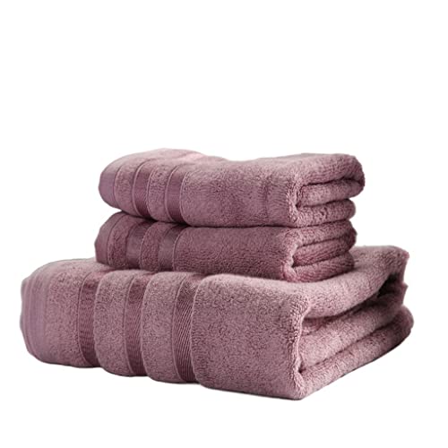 Handtuch Badetuch Dreiteiliges Set Badetuch Geschenkbox Set Handtuch Badetuch Kombination Set für die Hochzeit (3 Stück 76 x 34 cm + 140 x 70 cm) von FGFTHJBJNBDKFVFNVJNFBNVJG