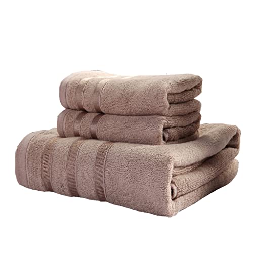 Handtuch Badetuch Dreiteiliges Set Badetuch Geschenkbox Set Handtuch Badetuch Kombination Set für die Hochzeit (3 Stück 76 x 34 cm + 140 x 70 cm) von FGFTHJBJNBDKFVFNVJNFBNVJG