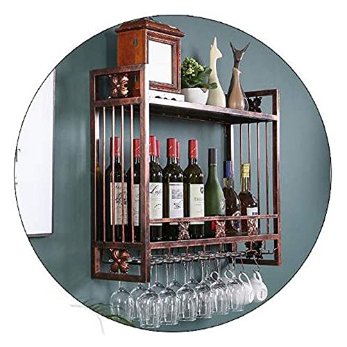 Haushaltsprodukte Weinregale Weinregal Multifunktionales Wandregal Holz (Farbe: Braun, Größe: L 120 cm) von FGFTHJBJNBDKFVFNVJNFBNVJG
