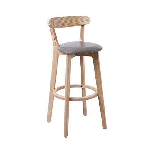 Hohe Barhocker, nordischer Barstuhl, moderner minimalistischer Hochhocker, Schreibtischstuhl, Zuhause, Restaurant, Küche, Insel, Hocker, Rückenlehnensessel, Küchentheke, Barhocker (Farbe: I) (Messing) von FGFTHJBJNBDKFVFNVJNFBNVJG