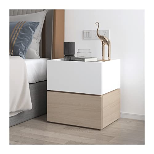 Nachttisch Einfacher Schlafzimmer-Kombinationsschrank Aufbewahrung Zuhause Eckschrank aus Holz Nachttisch Wohnzimmer TV Beistellschrank Nachttisch (Farbe: Combo 6) (Combo 4) von FGFTHJBJNBDKFVFNVJNFBNVJG