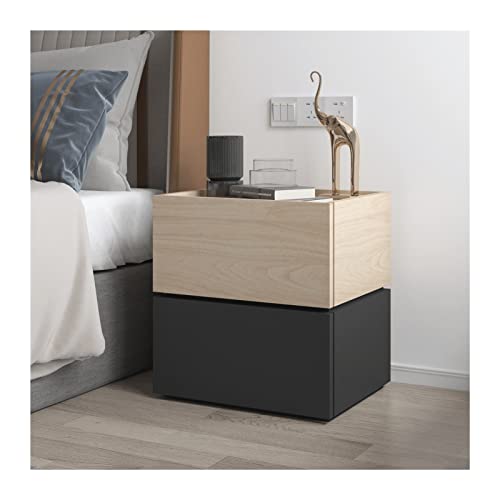 Nachttisch Einfacher Schlafzimmer-Kombinationsschrank Aufbewahrung Zuhause Eckschrank aus Holz Nachttisch Wohnzimmer TV Beistellschrank Nachttisch (Farbe: Combo 6) (Combo 6) von FGFTHJBJNBDKFVFNVJNFBNVJG