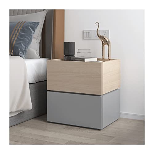 Nachttisch Einfacher Schlafzimmer-Kombinationsschrank Aufbewahrung Zuhause Eckschrank aus Holz Nachttisch Wohnzimmer TV Beistellschrank Nachttisch (Farbe: Combo 6) (Combo 7) von FGFTHJBJNBDKFVFNVJNFBNVJG