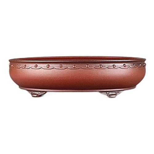 Outdoor Indoor Garden Plant Pots Plant Container Purple Sand Flower Pot Extra Large Antique Oval Potted Plant Pot Decorative Landscape Planter with Hole Plant Container Accessories von FGFTHJBJNBDKFVFNVJNFBNVJG