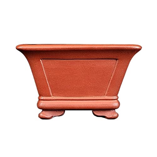 Outdoor Indoor Garden Plant Pots Plant Containers Alabaster Flower Pots Medium Handmade Square Flower Pots Small Green Plant Pots with Drainage Holes Plant Container Accessories von FGFTHJBJNBDKFVFNVJNFBNVJG