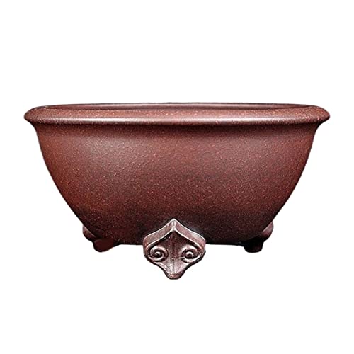 Outdoor Indoor Garden Plant Pots Plant Containers Decorative Flower Pots Round Tall Large Flower Pots Retro Breathable Alabaster Flower Pots with Drainage Holes Plant Container Accessories von FGFTHJBJNBDKFVFNVJNFBNVJG