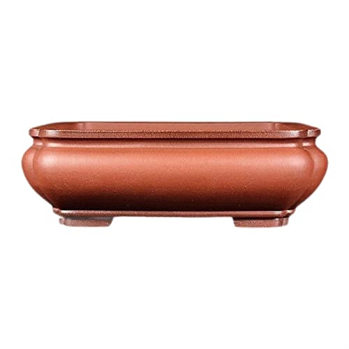 Outdoor Indoor Garden Plant Pots Plant Containers Purple Sand Flower Pots Vintage Shape Design Rectangular Flower Pots Suitable for Planting Pine, Cypress, Banyan, Plum Plant Container Accessories von FGFTHJBJNBDKFVFNVJNFBNVJG