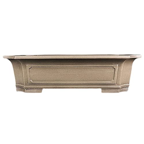 Outdoor Indoor Garden Plant Pots Plant Containers Retro Floor Large Flower Pots Rectangular Alabaster Pots Pine and Cypress Plum Flower Pots Plant Container Accessories von FGFTHJBJNBDKFVFNVJNFBNVJG