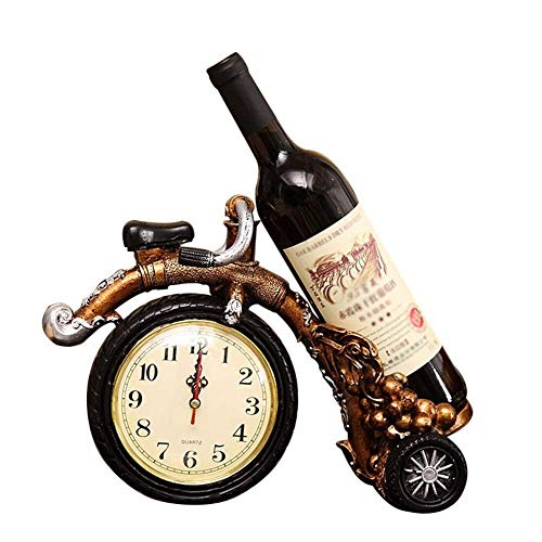 Persönlichkeits-Weinflaschenregal mit Uhr, freistehend, Motorrad-Weinständer, Innenbereich, Basteln, modernes minimalistisches Design für Persönlichkeits-Weinflaschenregal mit Uhr, freistehend, Motorrad-Weinständer, Innenbereich, Basteln, modernes minimalistisches Design für von FGFTHJBJNBDKFVFNVJNFBNVJG