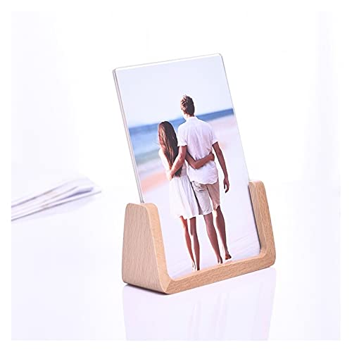 Photo e Picture e, Fotos mit Holzsockel und hochauflösender, bruchfreier Acrylglasabdeckung für Tisch- oder Desktop-Display, horizontale und vertikale Bilder von FGFTHJBJNBDKFVFNVJNFBNVJG