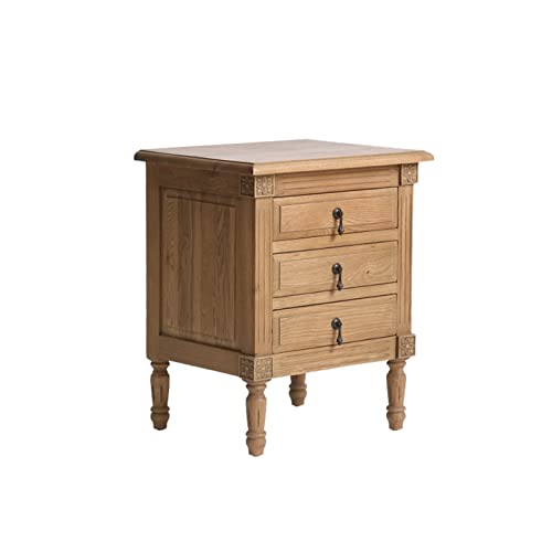 Schlafzimmertisch Massivholz Nachttisch mit drei Schubladen Einfacher Massivholzschrank Geschnitzter Nachttisch Schlafzimmertisch Massivholz Nachttisch mit drei Schubladen Einfacher Massivholzschrank Geschnitzter Nachttisch von FGFTHJBJNBDKFVFNVJNFBNVJG
