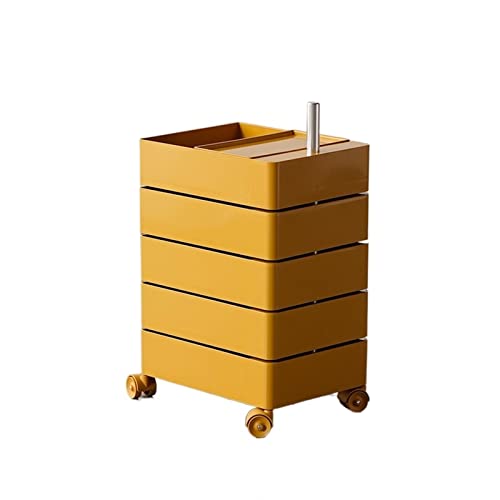 Schlafzimmertisch Nachttisch mit Drehschrank, Sofa-Seitenschrank, Schließfach, einfache Schublade, Kosmetik-Aufbewahrungsschrank (Farbe: 3) (1) von FGFTHJBJNBDKFVFNVJNFBNVJG