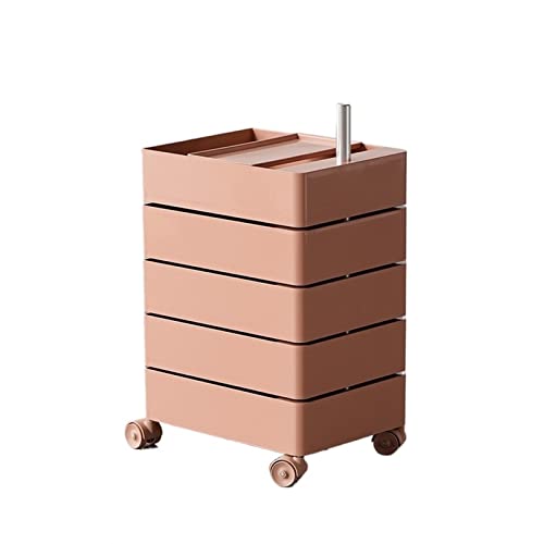 Schlafzimmertisch Nachttisch mit Drehschrank, Sofa-Seitenschrank, Schließfach, einfache Schublade, Kosmetik-Aufbewahrungsschrank (Farbe: 3) (2) von FGFTHJBJNBDKFVFNVJNFBNVJG