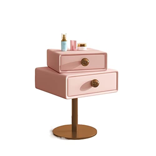 Schlafzimmertisch Wohnzimmer Nachttisch Modern Minimalistisch Drehbar Schlafzimmer Nachttisch mit Schublade Familienmöbel (Farbe: 3) (1) von FGFTHJBJNBDKFVFNVJNFBNVJG