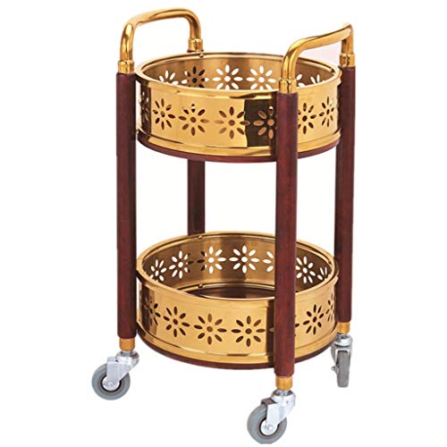 Service Utility Carts Edelstahl Trolley Schönheitssalon Hotel Restaurant Flugzeug Clubhouse Dedizierter mobiler Trolley Weinwagen Belastung 50 kg Trolleys Handkarren Gold Service Utility Carts Edelstahl Trolley Schönheitssalon Hotel Restaurant Flugzeug Clubhouse Dedizierter mobiler Trolley Weinwagen Belastung 50 kg Trolleys Handkarren Gold von FGFTHJBJNBDKFVFNVJNFBNVJG