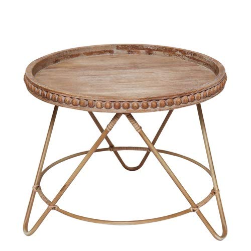 Tabletttisch Minimalistischer Rattan Runder Dreibeiniger Couchtisch Aufbewahrung Runder Kleiner Beistelltisch von FGFTHJBJNBDKFVFNVJNFBNVJG