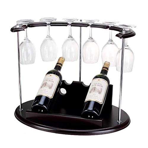 Tischständer für 2 Flaschen, freistehend, Weinhalter, Ständer, Holz, 6 Weingläser, Hängeregal, modernes minimalistisches Design für Tischständer für 2 Flaschen, freistehend, Weinhalter, Ständer, Holz, 6 Weingläser, Hängeregal, modernes minimalistisches Design für von FGFTHJBJNBDKFVFNVJNFBNVJG