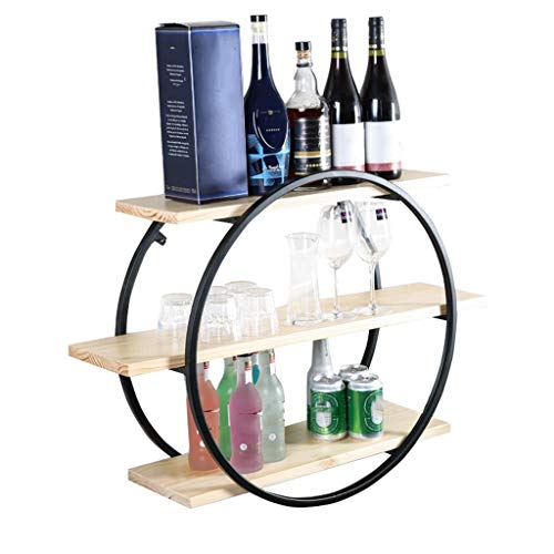 Wandregal Schweberegale Rohr Sh 3 Etagen Wandregale LOFT Rund Wandregal Holz Metall/Eisenregal Wohnzimmer Schlafzimmer Bücherregal Weinregal Trennwand Dekorationen für Boo Wandregal Schweberegale Rohr Sh 3 Etagen Wandregale LOFT Rund Wandregal Holz Metall/Eisenregal Wohnzimmer Schlafzimmer Bücherregal Weinregal Trennwand Dekorationen für Boo von FGFTHJBJNBDKFVFNVJNFBNVJG