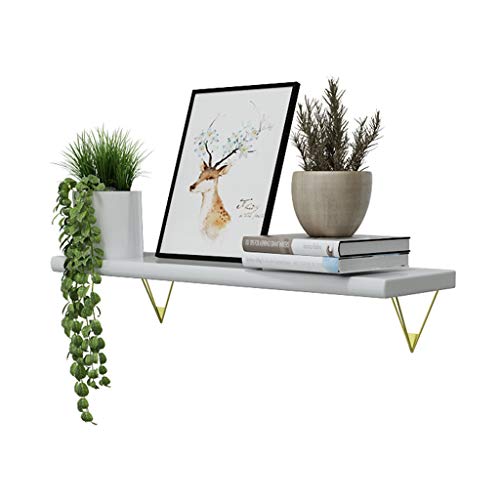 Wandregal Schweberegale Wandregal Massivholz Ein-Wort-Trennwand Bücherregal Dekoratives Rahmenregal Weiß Größe: 40 cm/60 cm/80 cm/100 cm für Bücher Erinnerungsfotos (Größe: 40 cm) von FGFTHJBJNBDKFVFNVJNFBNVJG