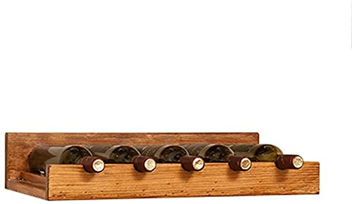 Weinflaschenhalter aus Holz zur Wandmontage, für Heimdekoration, tolles Geschenk (Größe: 60 x 30 x 12 cm) von FGFTHJBJNBDKFVFNVJNFBNVJG