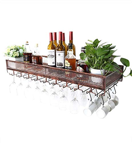 Weinflaschenregal für Restaurants, Wandhalter, Metall, Vintage-Stil, freistehend, zum Aufhängen, Schwarz, 60 cm Weinflaschenregal für Restaurants, Wandhalter, Metall, Vintage-Stil, freistehend, zum Aufhängen, Schwarz, 60 cm von FGFTHJBJNBDKFVFNVJNFBNVJG