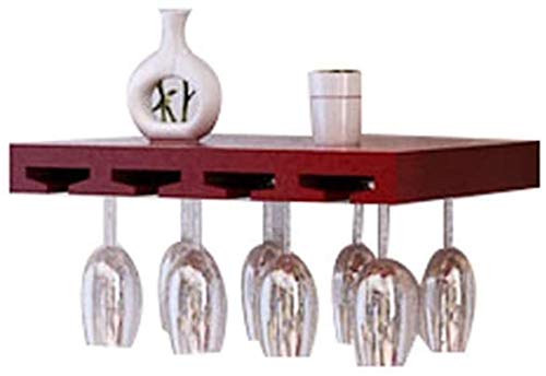 Weinglashalter, europäisches Massivholz, Wandregal, Wohnzimmer, Küche (Farbe: Vintage, geröstet, Farbe: 40 cm) von FGFTHJBJNBDKFVFNVJNFBNVJG