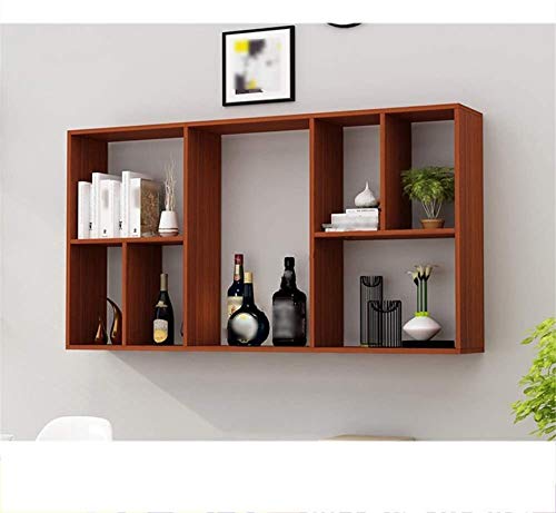 Weinregal, Weinglasregal, Rotweinregal, Wandbehang, Schrank, Dekoration, Schließfach, Weinflasche, Weinglas, Weinschrank, Regal, Wandschrank (Farbe: A, Größe: 120 cm) von FGFTHJBJNBDKFVFNVJNFBNVJG