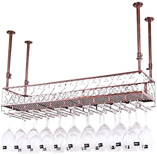Weinregal Eiling Rotwein Becherhalter Bar Hängend Hoch Glashalter Home Upside Down Schmiedeeisen Traube Weinglashalter von FGFTHJBJNBDKFVFNVJNFBNVJG