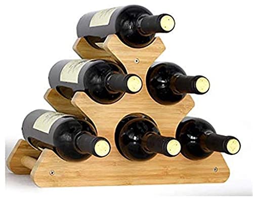 Weinregal Massivholz Weinregal Haushalt Weinflaschenregal Bambus Display Ständer Interessantes Leben von FGFTHJBJNBDKFVFNVJNFBNVJG
